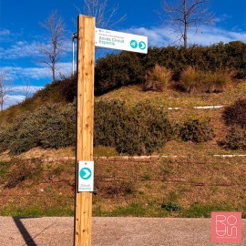 Banderola Circuits Esportius de Proximitat: Senyalització Diputació de Barcelona